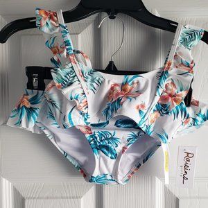 2-Piece Girls Tropical Swimwear